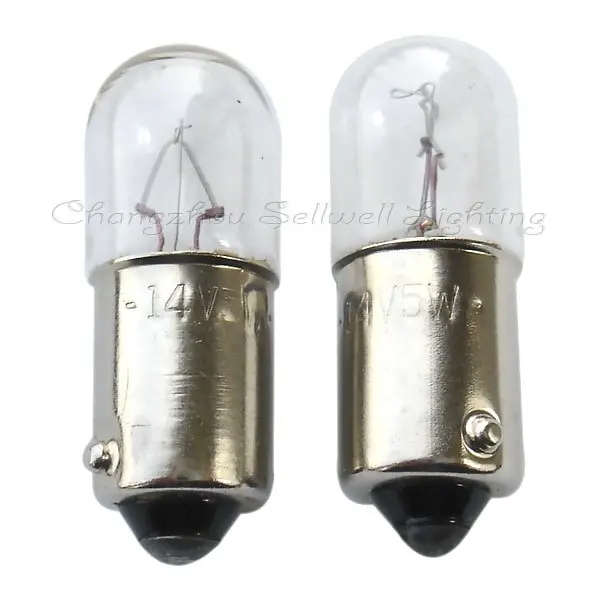 Реальная прямая прозрачная Пилотная лампа индикаторная лампа плоская головка двойной штепсельный разъем 24v5w 16 35 мм