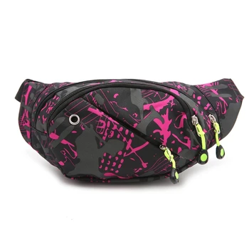 

Fashion Men Running Gym Bum Waist Packs Bag Travel Camping Sport Chest Zip Pouch