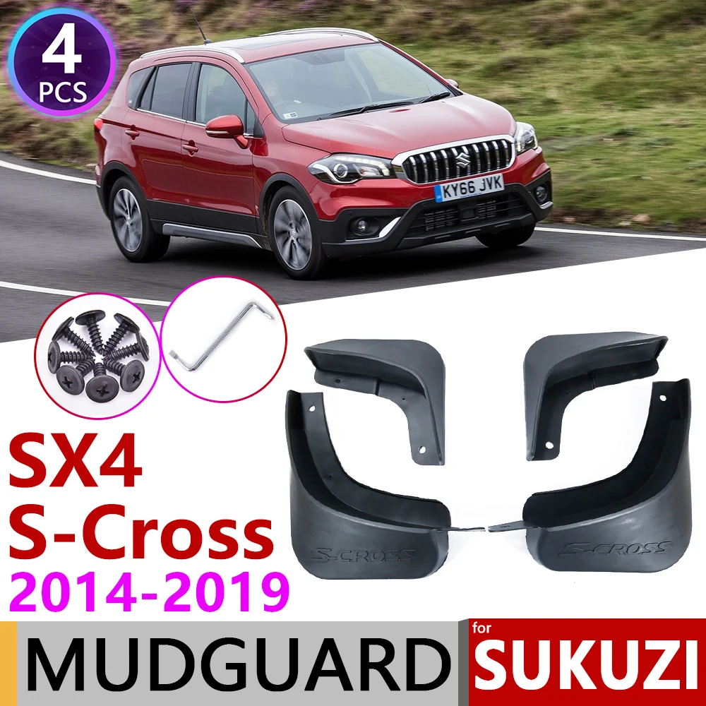 Для Suzuki S Cross SX4 2014 ~ 2019 крыло для автомобиля брызговик аксессуары SCross 2015 2016