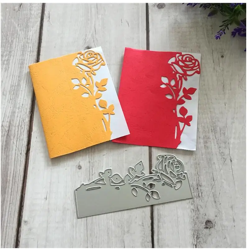 DIY for Decorative Greeting card rose lace Frame Carbon steel Metal Cutting Dies | Канцтовары для офиса и дома