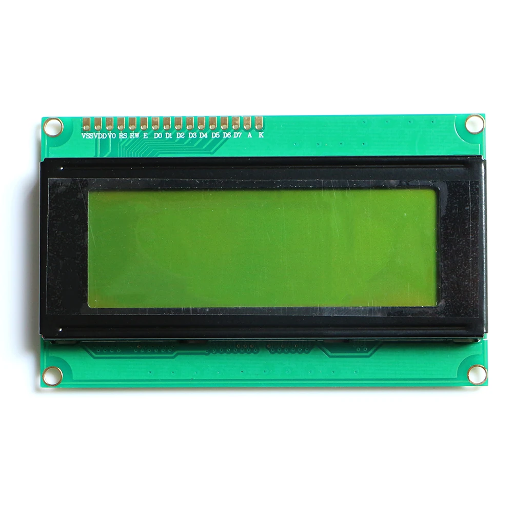 

2pcs/lot LCD Board 2004 20*4 LCD 20X4 5V Yellow and Green screen blacklight LCD2004 display LCD module LCD 2004
