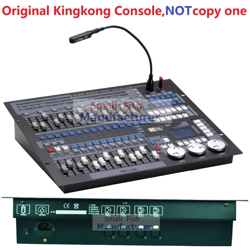 Original Kingkong Brand Professional DMX Console Stage Light Equipment Kingkong 1024 Console DMX512 Computer Lighting Controller