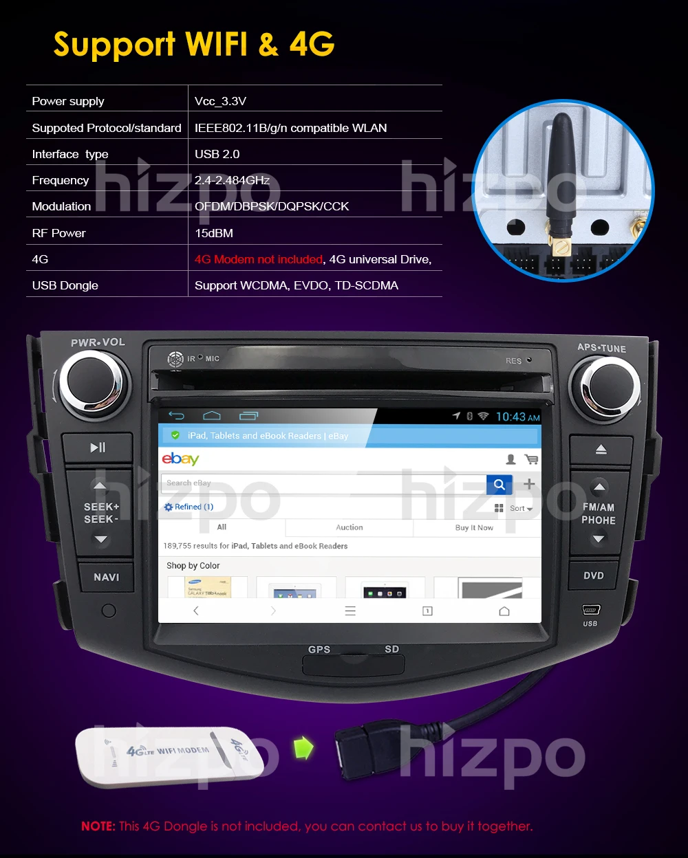 Cheap 2 din Android Navigation Audio Radio Car DVD Player GPS For Toyota RAV4 2006 2007 2008 2009 210 2011 2012 Stereo 4GB Wifi OBD2 14