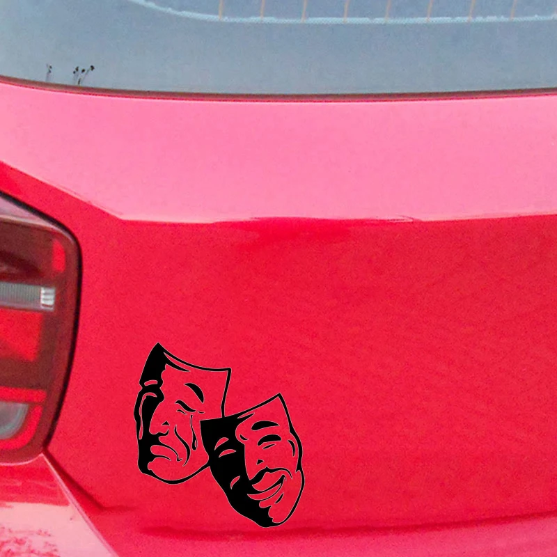 Theater Mask Vinyl Decal Sticker Truck Window Car Accessories Motorcycle Helmet Styling Rear | Автомобили и мотоциклы