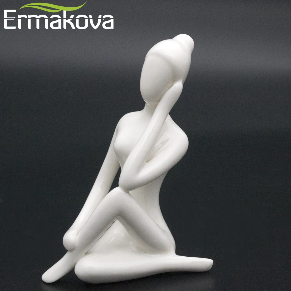 Керамическая статуэтка для йоги ERMAKOVA медитации комната статуя украшение студии