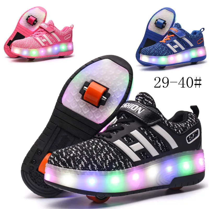Heelys Child Jazzy Junior для девочек и мальчиков светодиодный светильник детская обувь