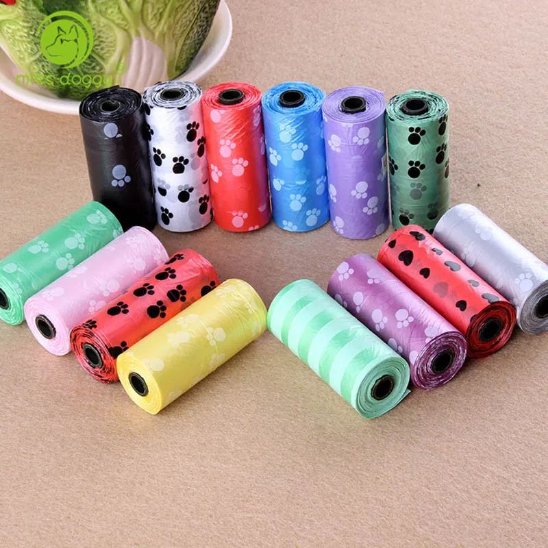 

Dog Poop Bag Home Clean Refill Rolls Pet Dispenser Bag Waste Garbage Bags Carrier Pet Accessories