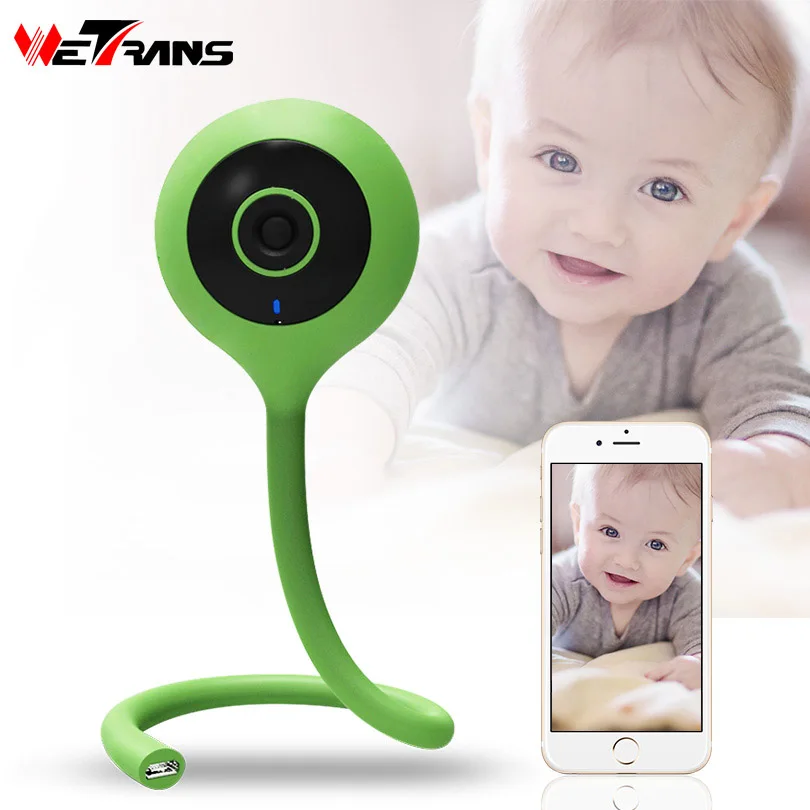 Wetrans IP WiFi Camera Baby Monitor HD 720P Smart Home Security Wireless Mini Camera P2P Wide Angle Network Storage Music Alarm