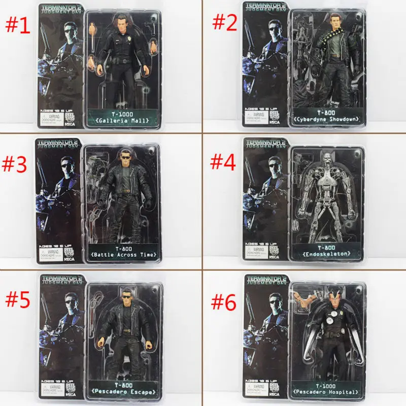 

NECA The Terminator Judgment Day The Machines PVC Action Figure T-800 Arnold Schwarzenegger Model Toys