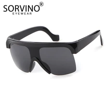 SORVINO gafas Retro para mujer de gran tamaño gafas cuadradas para hombre 2020 diseñador de marca Rave Festival grandes gafas de sol futuristas P344