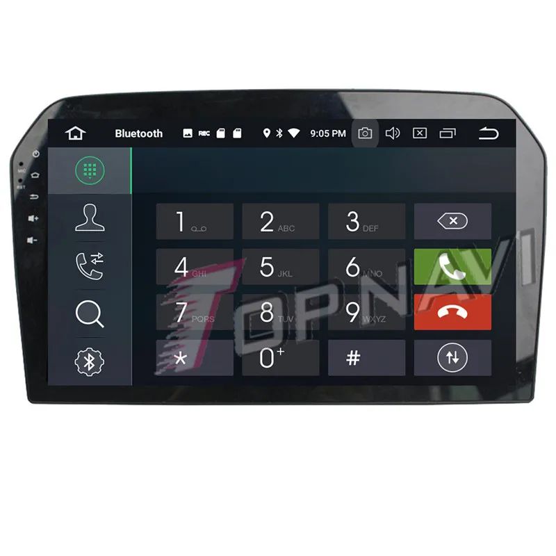 Автомобильный GPS навигатор TOPNAVI Восьмиядерный процессор Android 9 0 для VW Jetta 2012 2013 2014