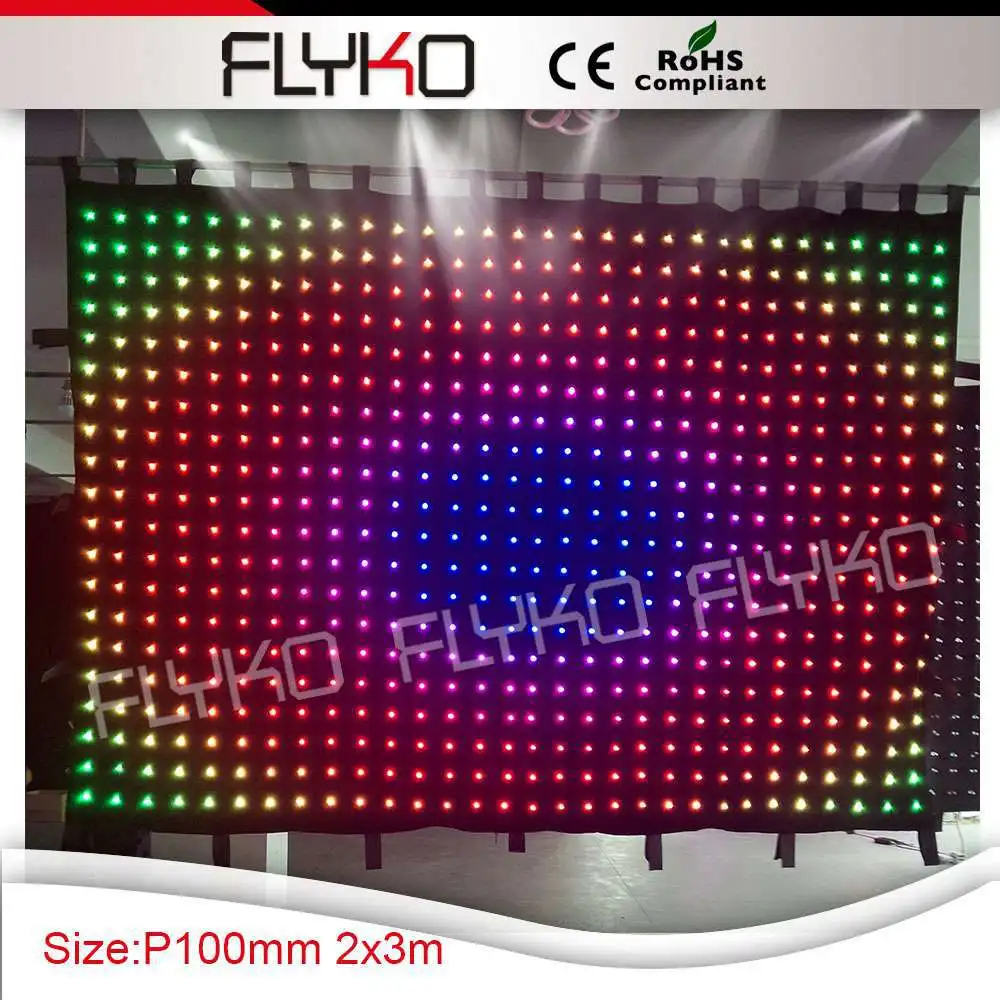 Free Shipping P100mm Indoor Xxx Video China Led Curtain - Stage Lighting  Effect - AliExpress