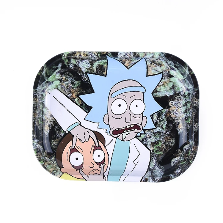 

180*140mm Tobacco Rolling Metal Tray Hand Roller Tobacco Grinder Smoking Accessories Cigarettes tools Rolling Trays