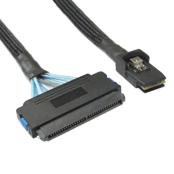 

Mini SAS SFF 8087 36pin Target to SAS SFF 8484 32pin Host Cable 100cm for RAID
