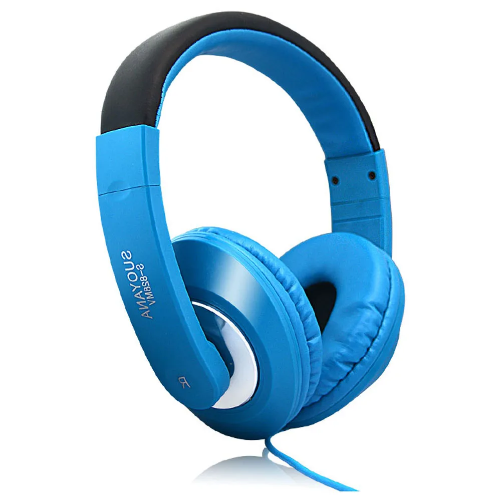 Cheap Big Headphones Stereo Earphone Headband Gaming Headset Microphone