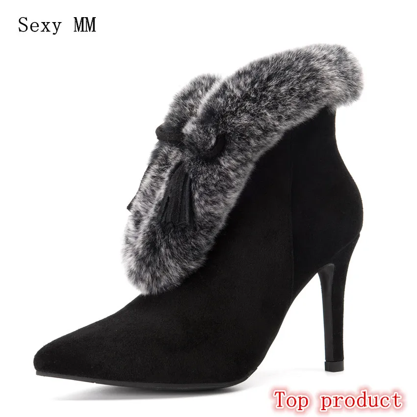 

Genuine Leather Women High Heel Ankle Boots Spring Autumn Winter Shoes Woman Short Boots High Quality