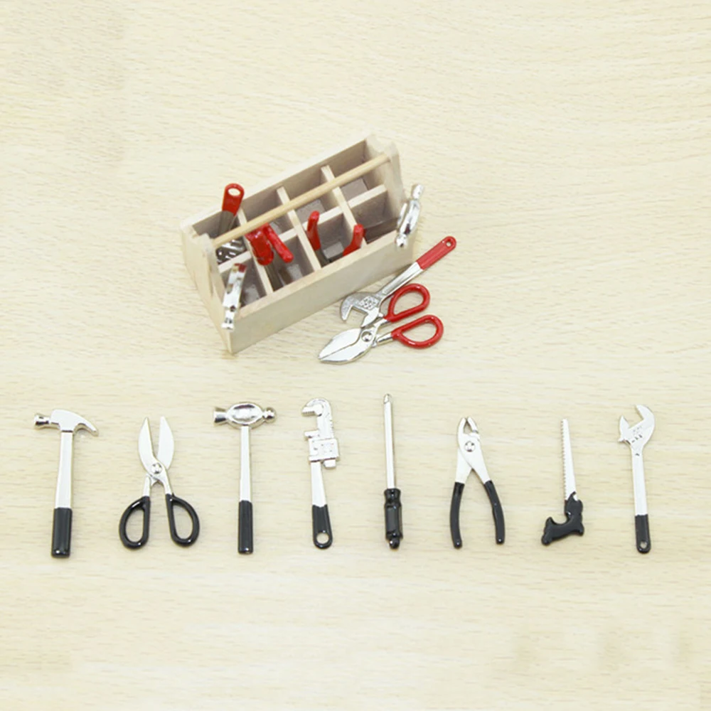 RC Car Accessories Decoration Mini Repair Toolbox for 1/10 RC Rock