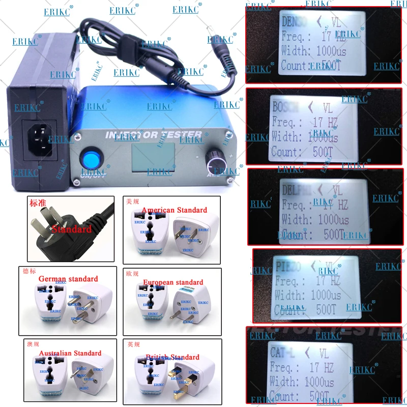 Buy ERIKC CRI800 common rail injector tester kits