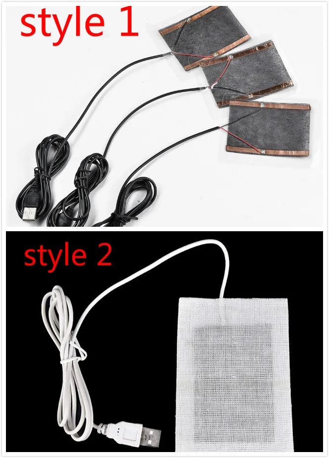 

2 styles Winter Portable Warm Plate USB Heating Heater for Mouse Pad Shoes Golves USB Gadgets