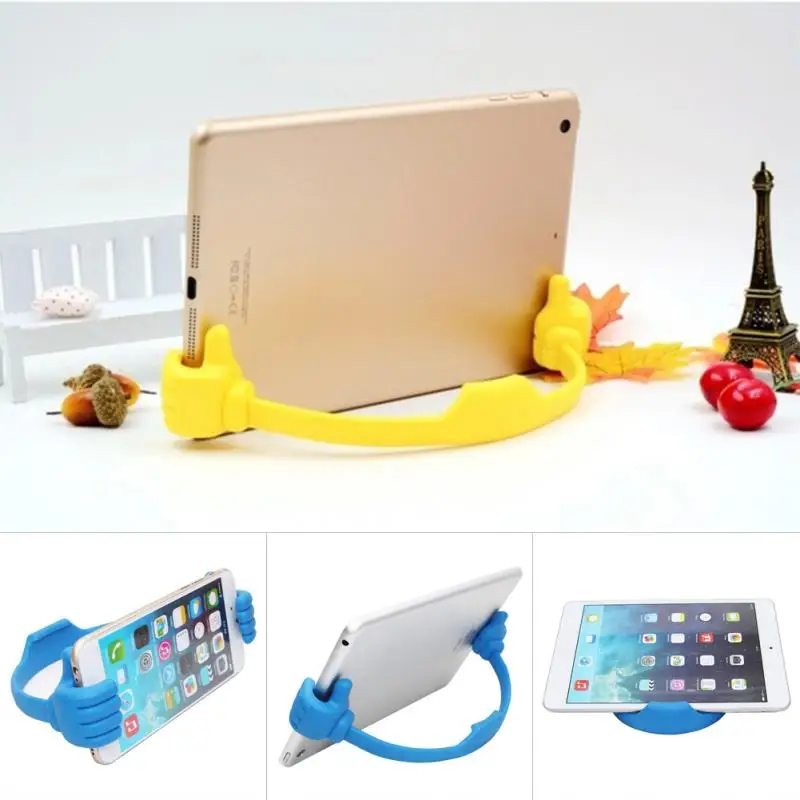 HOT Adjustable Lazy Tablets PAD Phone Holder Bed Thumb