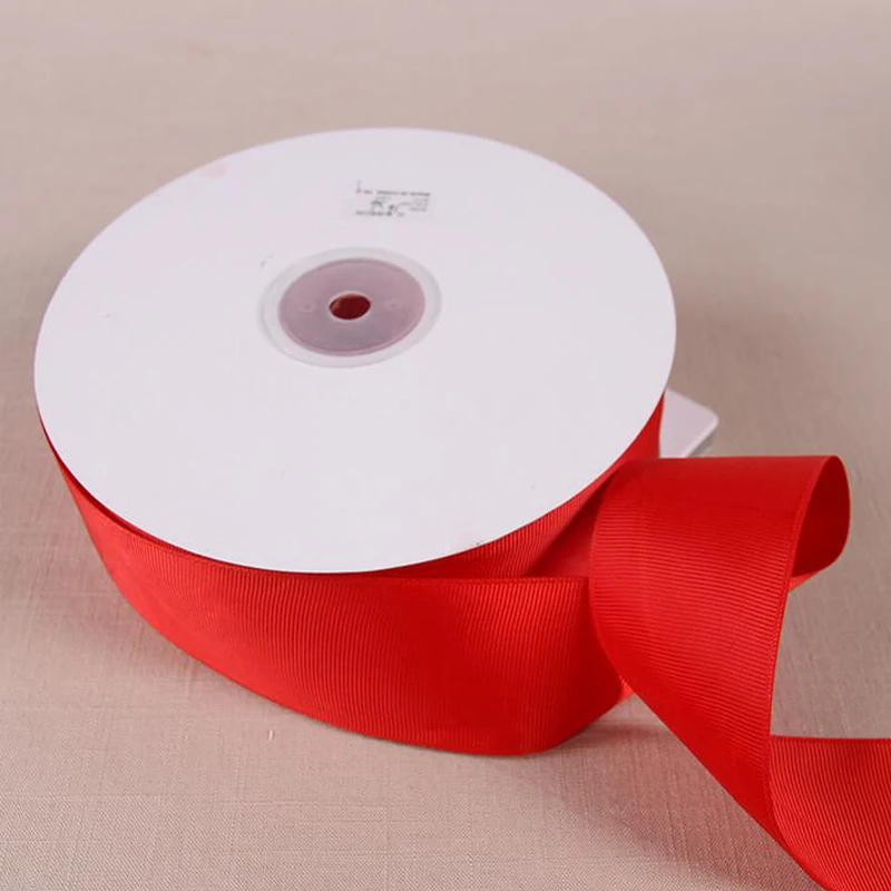 10 Yards\lot DIY Material Red Polyester Silk Fabric Ribbons High