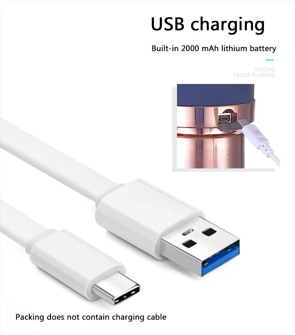 Бутылка распылитель для воды насос USB Перезаряжаемый 2000mah аккумулятор электрический галлон бутилированный водяной насос домашние креативные Инструменты Экономия места