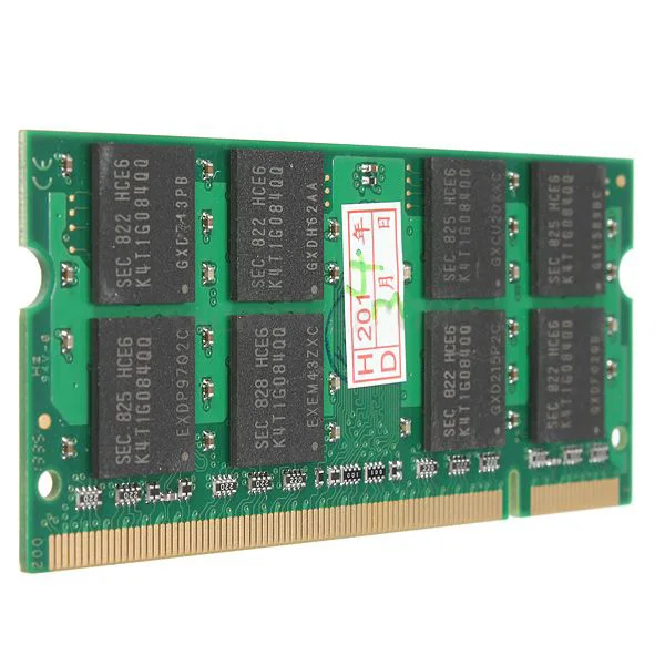 2x2 Гб PC2-6400 DDR2 800 МГц 200 Pin памяти ноутбука