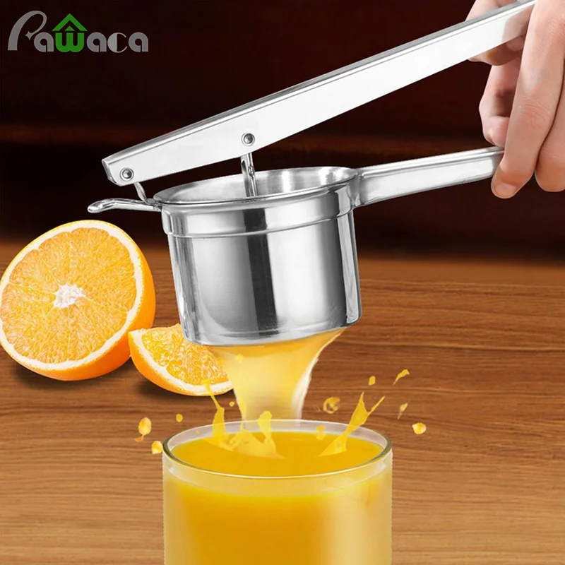 

Stainless Steel Potato Ricer Masher Fruit Vegetable Hand Press Manual Juicer Crusher Orange Lemon Squeezer Kitchen Cooking Tools