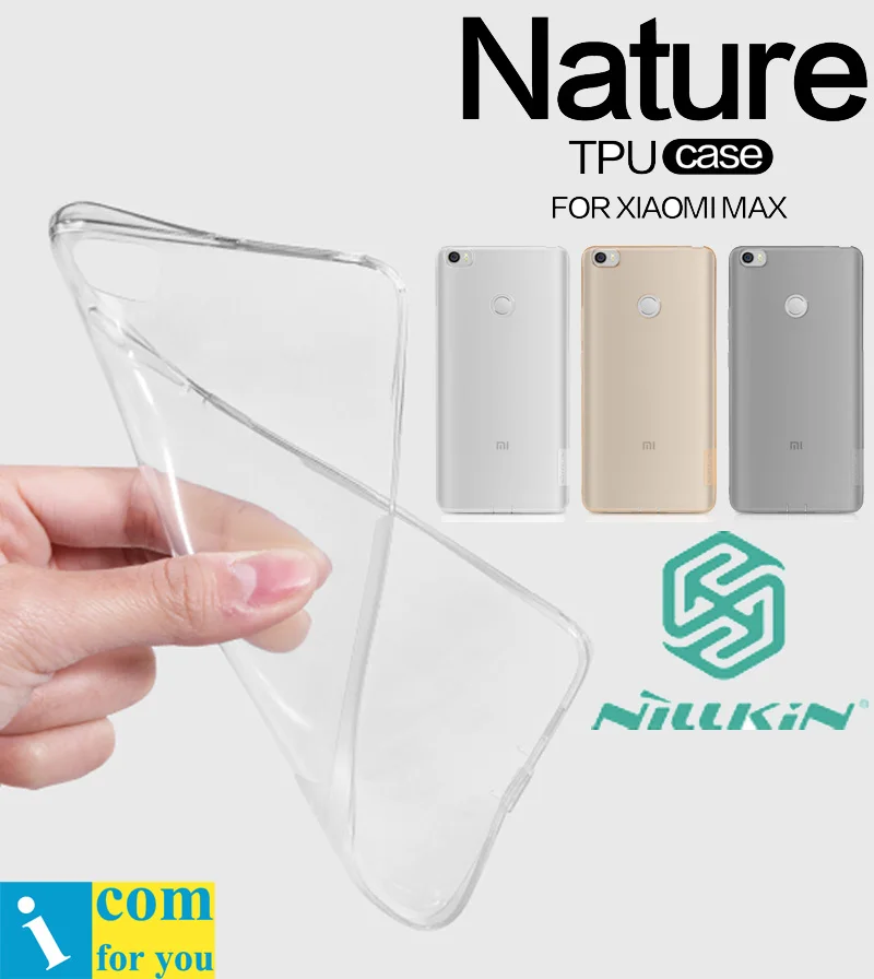 

Nillkin Nature Transparent Clear Soft Silicone TPU Protective Case Cover For Xiaomi Mi MIX 2S Max 3 2