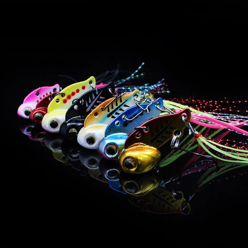 

WALK FISH 2PCS/Lot Mini VIB Fishing Lure Lead Copper Metal Lure Hard Crankbait Wobber 3g/6g Artificial Bait Carp For Fishing