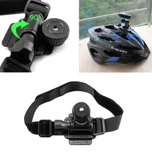 Регулируемая Глава Вентилируемый Шлем Крепление Ремня для Mobius ActionCam Спорт Видеокамера DV DVR Шлем Велосипеда Велосипед Держатель новый
