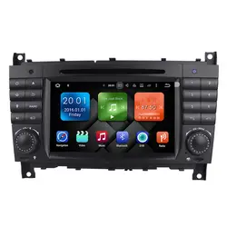 7 "Android Радио Аудио Sat Nav Штатная для Mercedes Benz C CLK CLC CLS W203 W209 W219 c180 C200 CLK200 CLK220 CLK350 C240