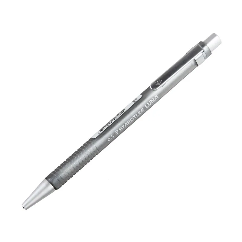 Staedtler 7612 Luna, автоматический механический карандаш, треугольная подставка для ручек 0,5/0,7 мм, разноцветный корпус, для офиса и школы