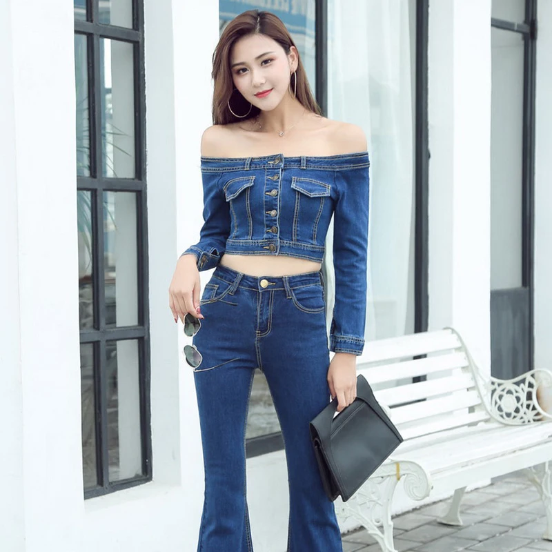 2018 New Women Basic Coat Denim Jackets Women Spring Denim Jacket For Women Off Shoulder Blue Denim Coat loose fit casual style 2018 New Women Basic Coat Denim Jackets Women Spring Denim Jacket For Women Off Shoulder Blue Denim Coat loose fit casual style