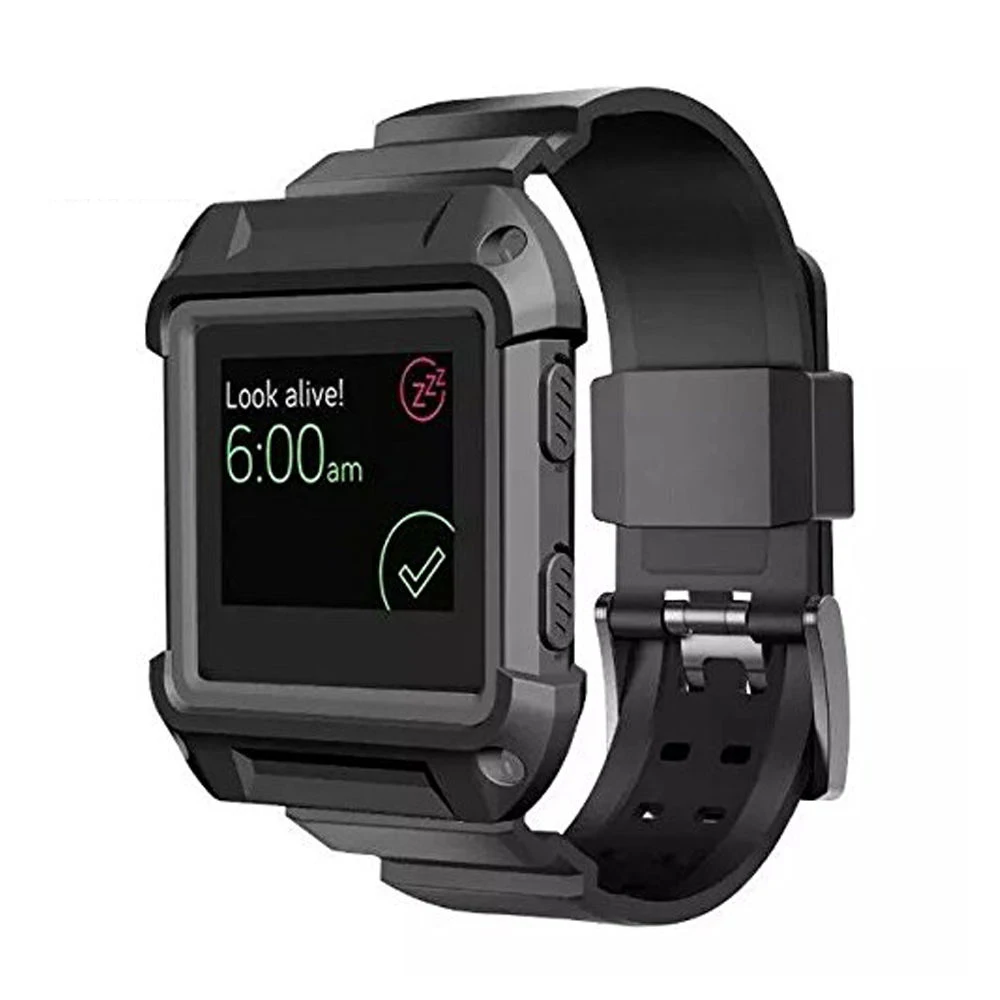 Силиконовый ремешок и чехол для смарт часов Fitbit Blaze 2 в 1|Ремешки часов| |
