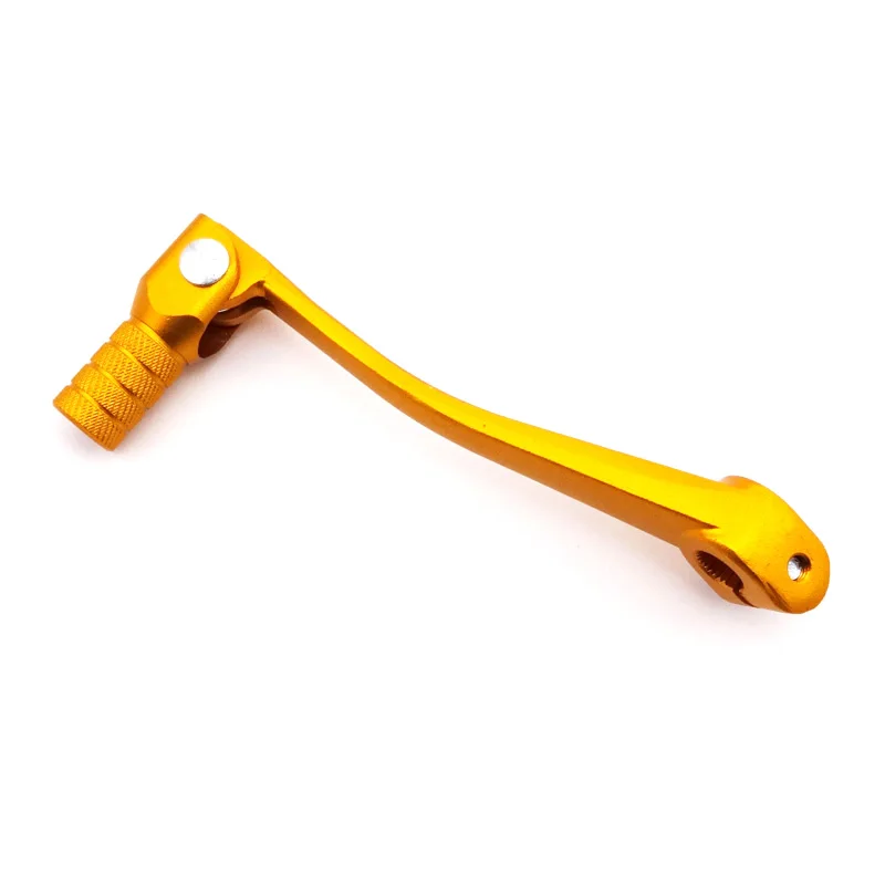 XLSION Golden Aluminum Folding Gear Shifter Shift Lever For 50cc 110cc 125cc 140cc Pit Dirt Bike Atv Quad Motorcycle