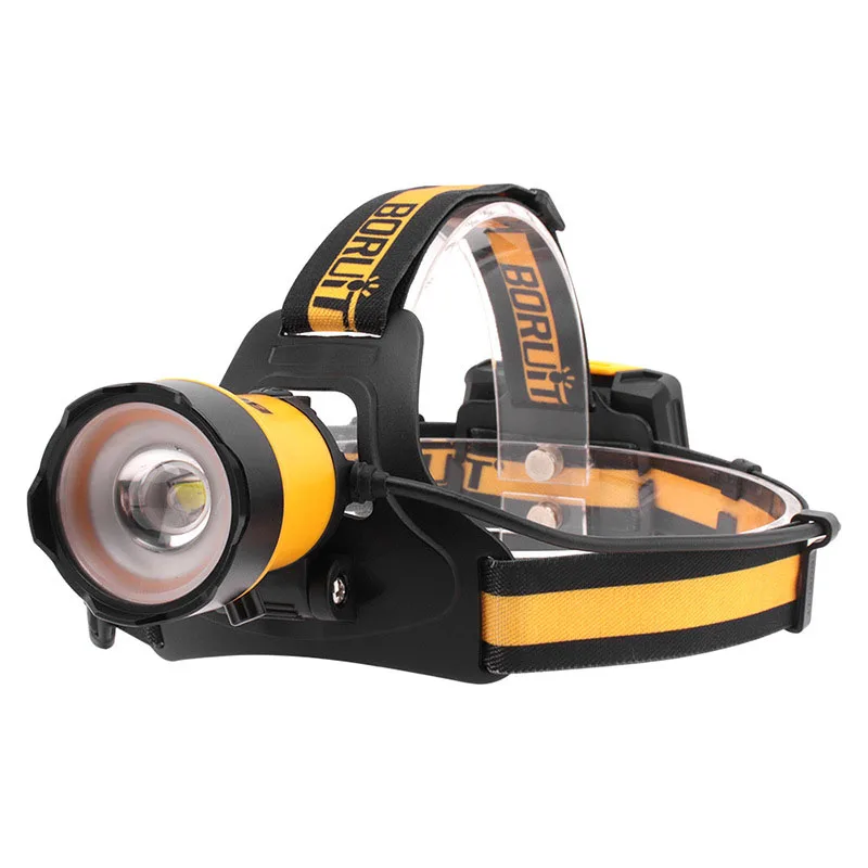 

BORUIT B16 1xCREE XM-L2 1200 Lumens 3-Mode Zooming LED Headlamp (4xAA)