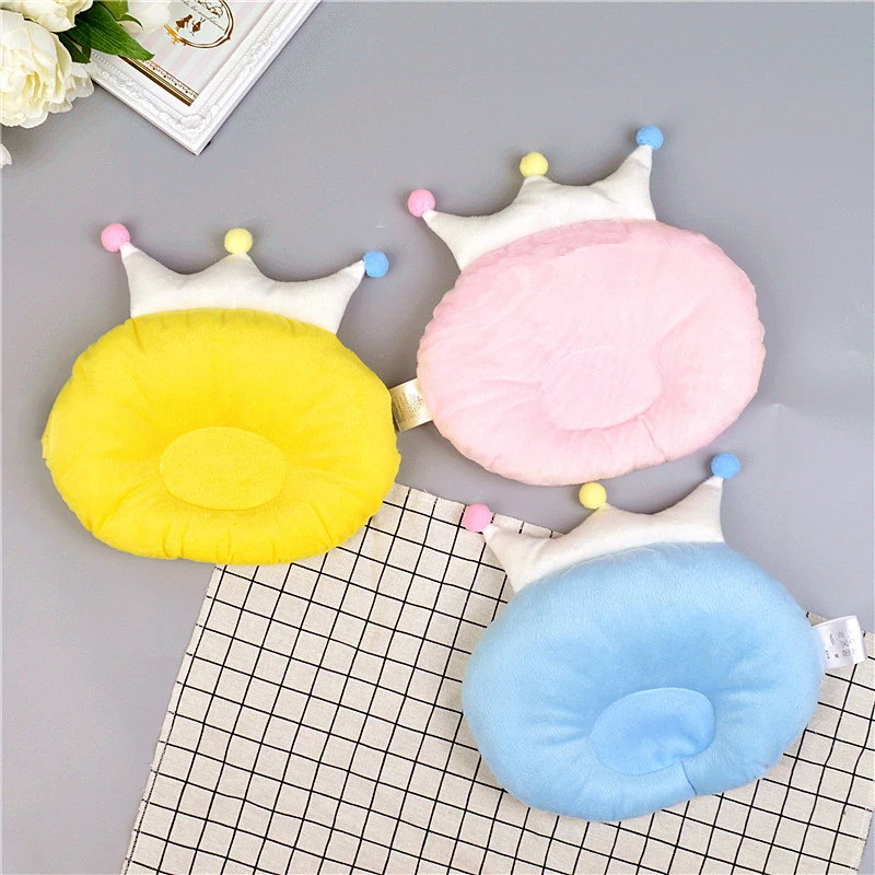 Baby Crown Pillow Head Shaping Pillow Newborn Lovely Crown Shape Pillow