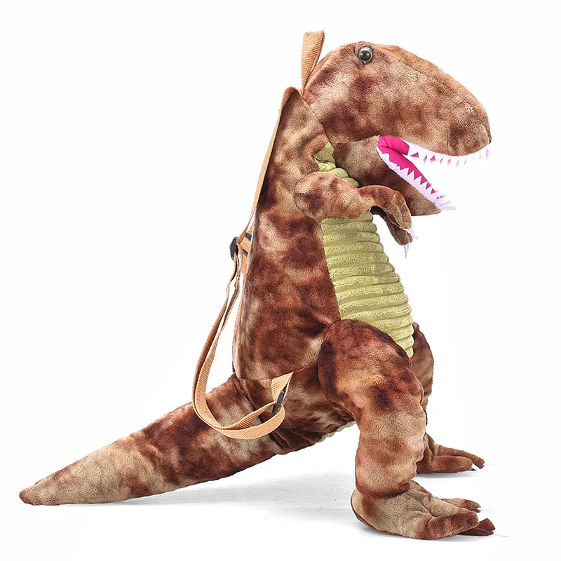 Креативный рюкзак с 3D динозавром, милые животные, мультяшный плюшевый рюкзак, сумка с динозаврами для детей, подарки для детей