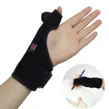 AOLIKES 1 шт. эластичный браслет для большого пальца Весна сталь обертывание руки ладонь запястье скобка Правая или левая рука поддержка корректор бинт