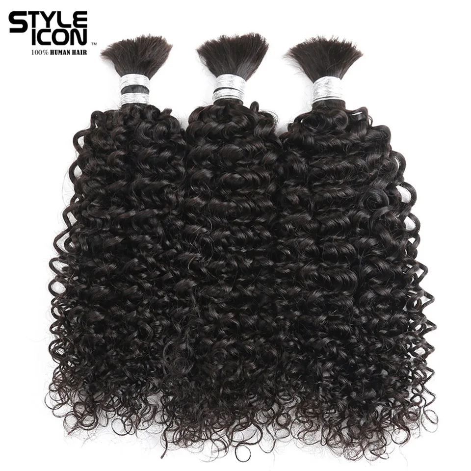 Aliexpress.com : Buy Styleicon 3 Bundles Human Braiding Hair Bulk Hair For Braiding Remy