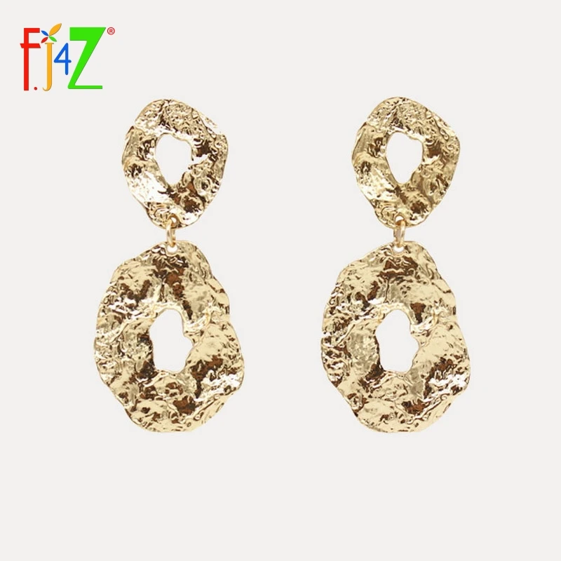 

F.J4Z New Punk Statement Earrings for Women Fashion Female Earring Jewelry Accessories pendientes mujer moda 2018