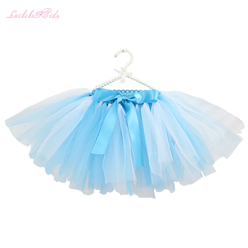 handmade polyester 2 layers tutu skirts for baby kids Easter Christmas