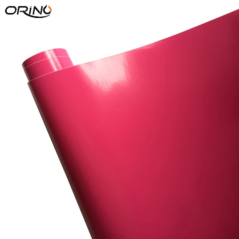 Rose Red Glossy Vinyl Film Sticker-2