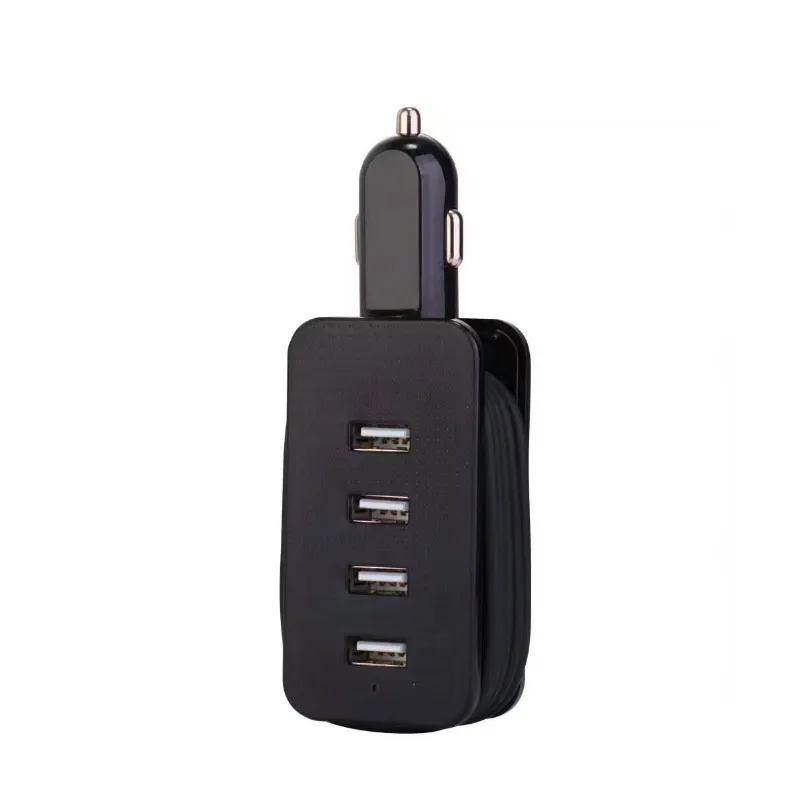 Universal USB 4 port Car Charger Auto USB Adapter for For Smartphone