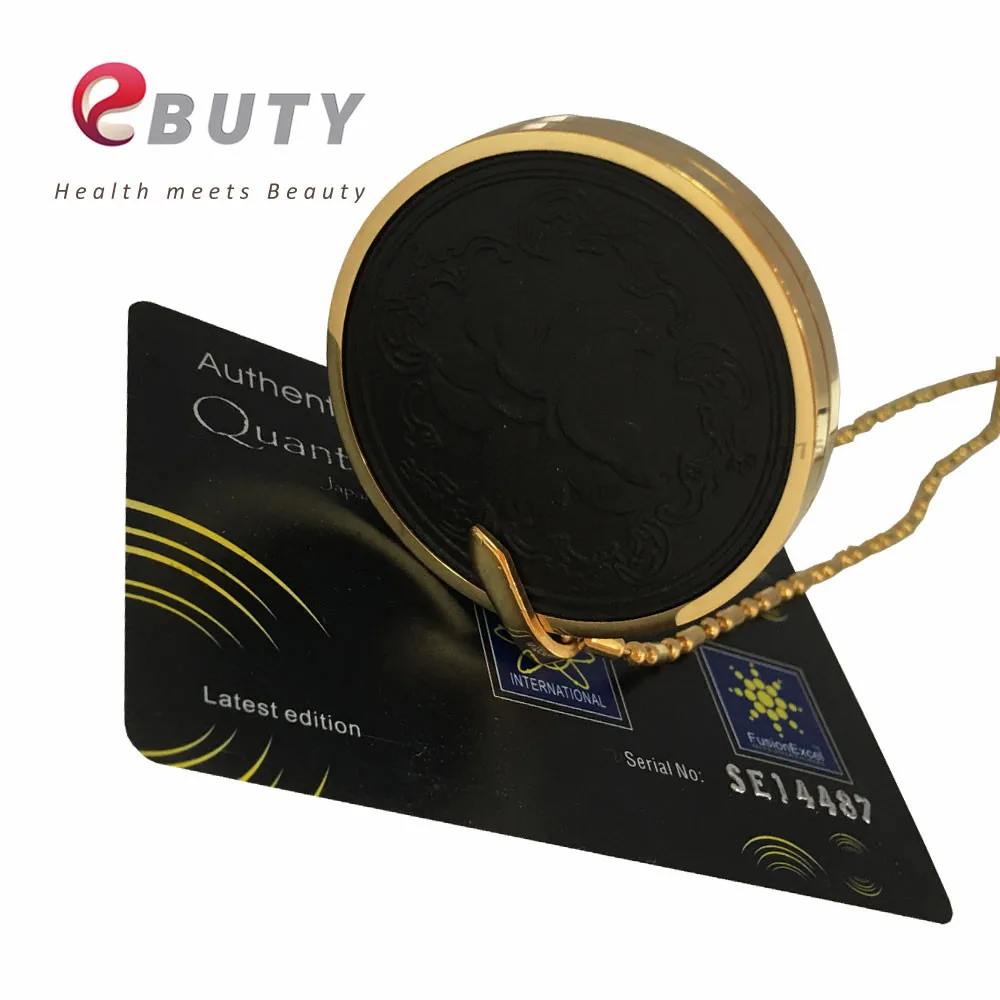 EBUTY скалярная энергия кулон японский квантовый кулон с отрицательными ионами энергии кулон черный Лава Камень Турмалин модель тайцзи
