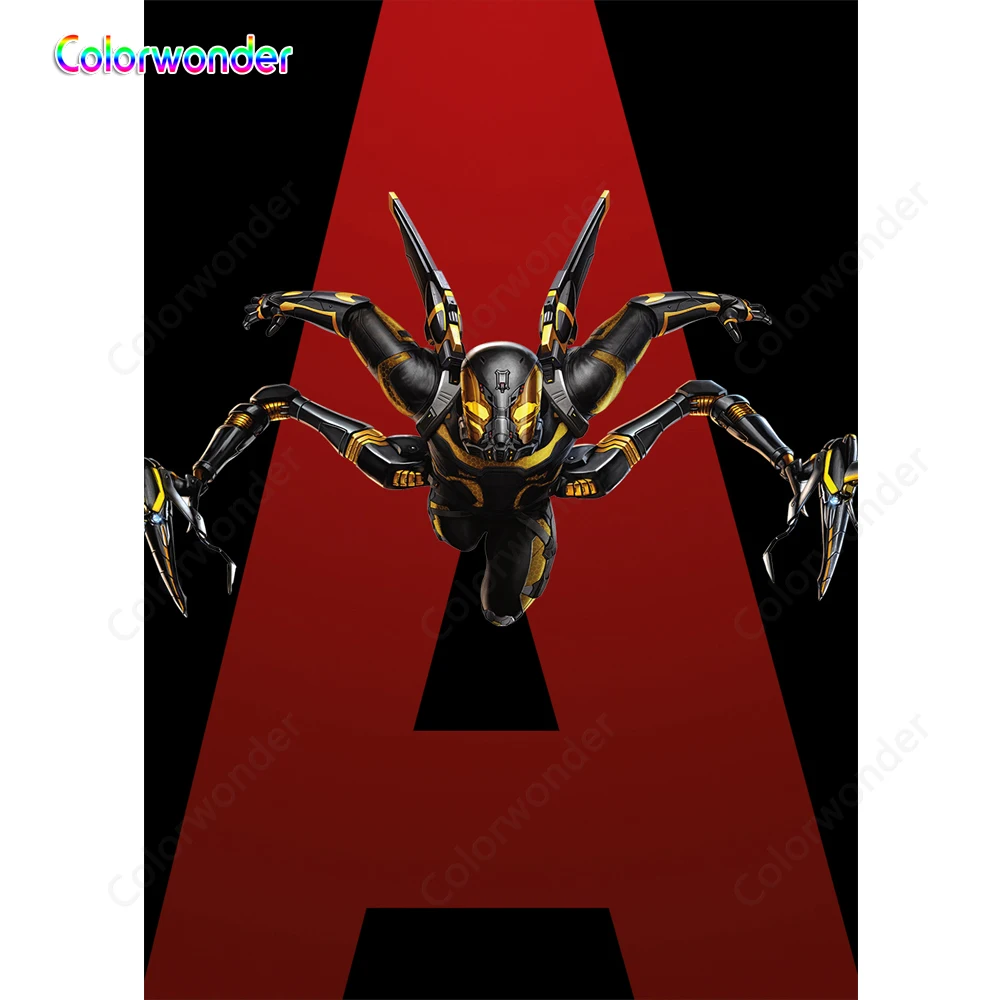 Фон для фотосъемки с изображением супергероев Colorwonder Черный Человек-паук 5 х7