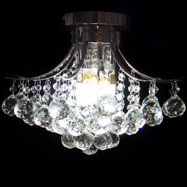 Ship From Eu Crystal Chandelier Light Pendant Lamp Lighting Flush Crystal Chandelier Light Pendant Lamp Lighting Flush Mount Bedroom