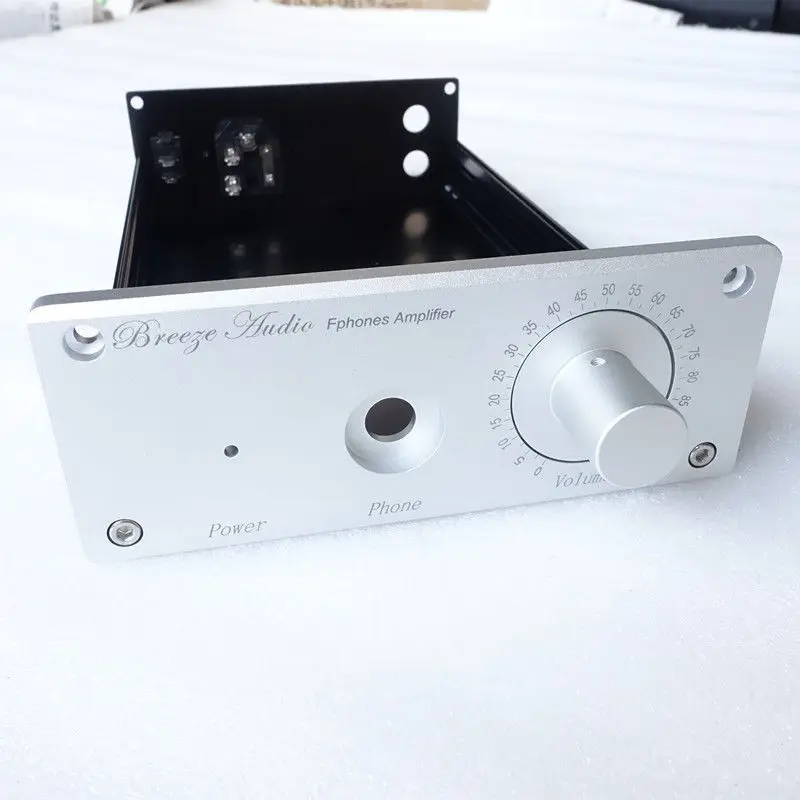 ZEROZONE DIY 1506 полностью алюминиевые наушники Шасси корпуса усилителя 155*60*241 мм L7
