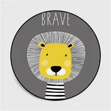 Дети мультфильм лев ковры и ковры для дома гостиная серый большой спальня, зал Прихожая кухня двери коврики ванной